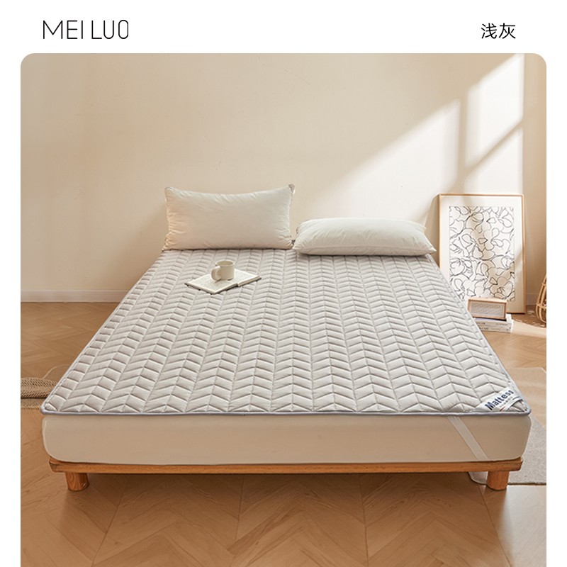 浅灰-全棉床护垫;90*200cm