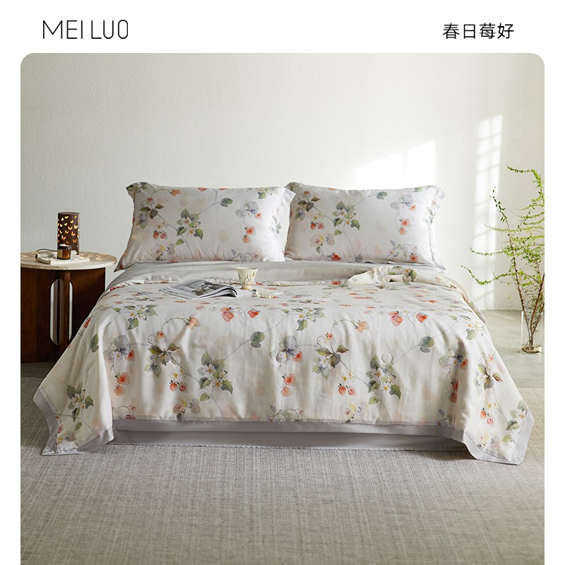 春日莓好;150*200cm 单夏被