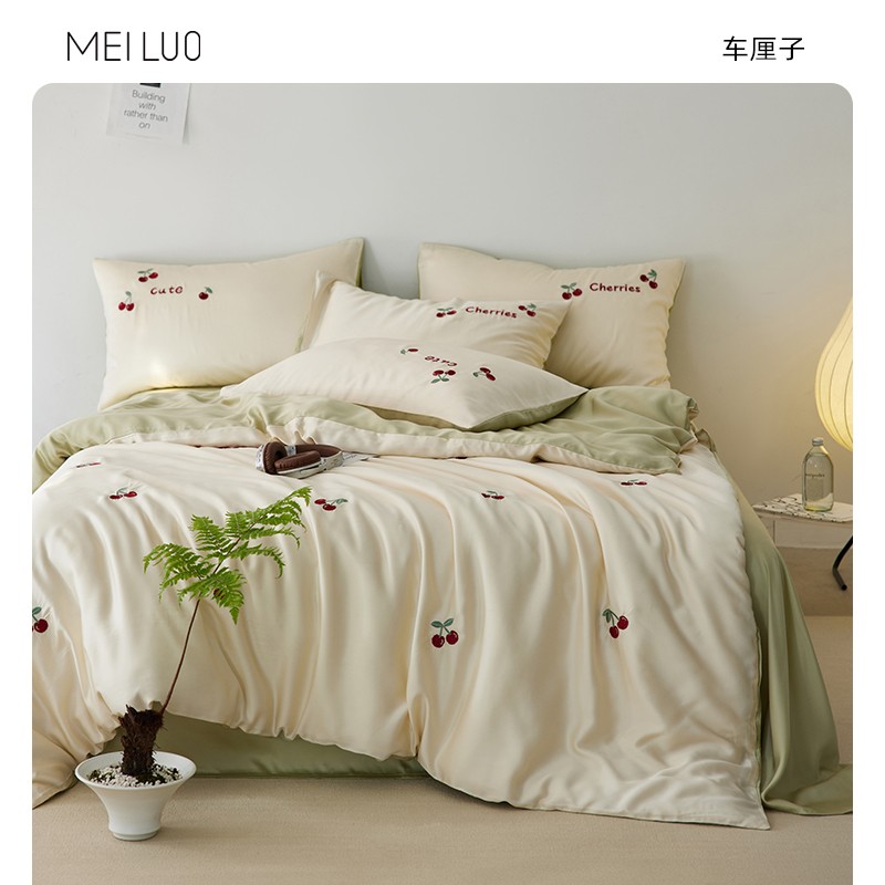 车厘子;1.2米床单款三件套(被套150*200cm)
